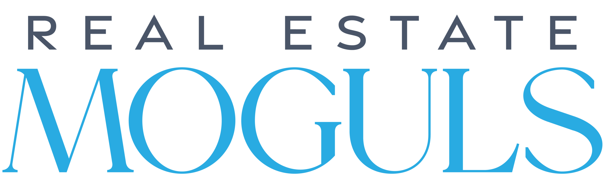 Real Estate Moguls logo, dark version